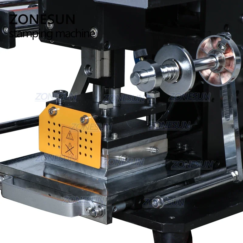 ZONESUN ZY-819K2 Pneumatic Hot Foil Stamping Machine Semi-Automatic Heat Press Printing Embosser Machine 110V/220V