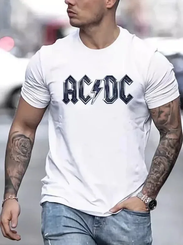 Unisex 2025 T-Shirt Klassische Rockband Rundhals-Shirt Schwarz Hochwertig Atmungsaktiv Sport-Oberteil – Detail 9