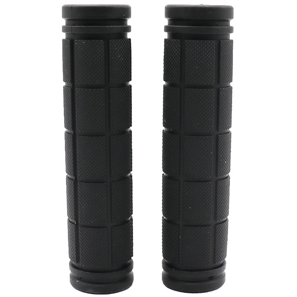 2 Pc Bicycle Bike Handle Handlebar 22mm Anti-Slip Rubber Grip Parts For Sport Bikes Motorcycle Accessories Black/red/purple bicycle handlebar grips bike handlebar grips bike handle grips