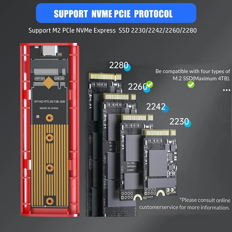   M2 SSD ̽, Nvme PCIE M Ű, (B + M) Ű, SSD ϵ ũ ڽ, M.2  , 10Gbps