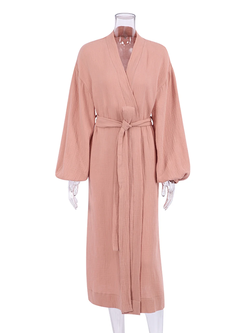 Women Sleepwear Cotton Bathrobe