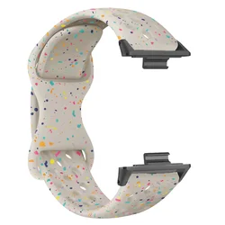 Enhanced Sports Silicone Strap for Smart Watches - Replacement Watchband Accessories (Star black)