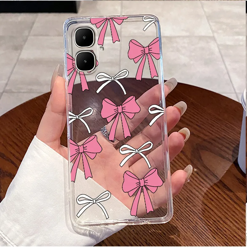 Clear Luxury Cute Love Rabbit Soft TPU Silicone Phone Case Cover
