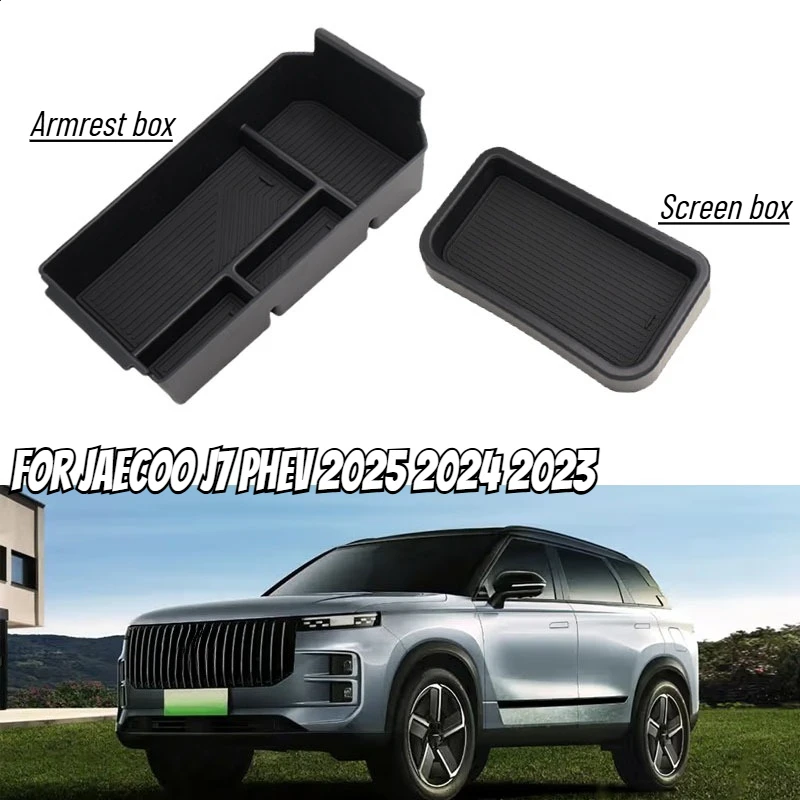 Armrest Box Storage Box For jaecoo j7 PHEV 2025 Car Central Armrest Storage Content Center Console