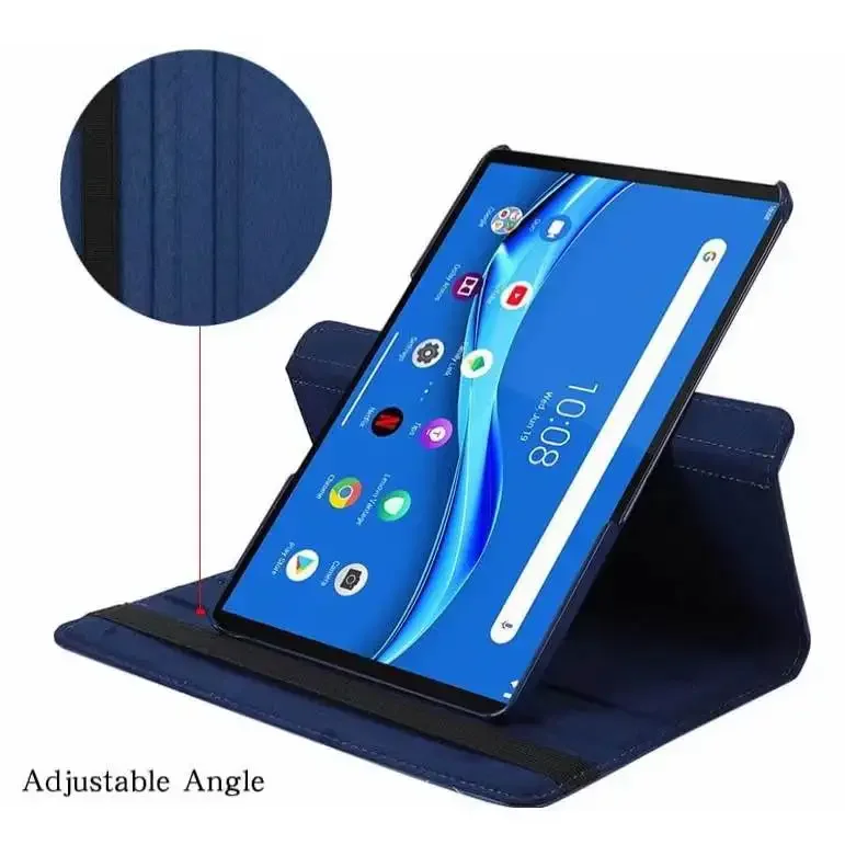 360 Degree Rotating Tablet Case with Flip Stand and Hard Back
