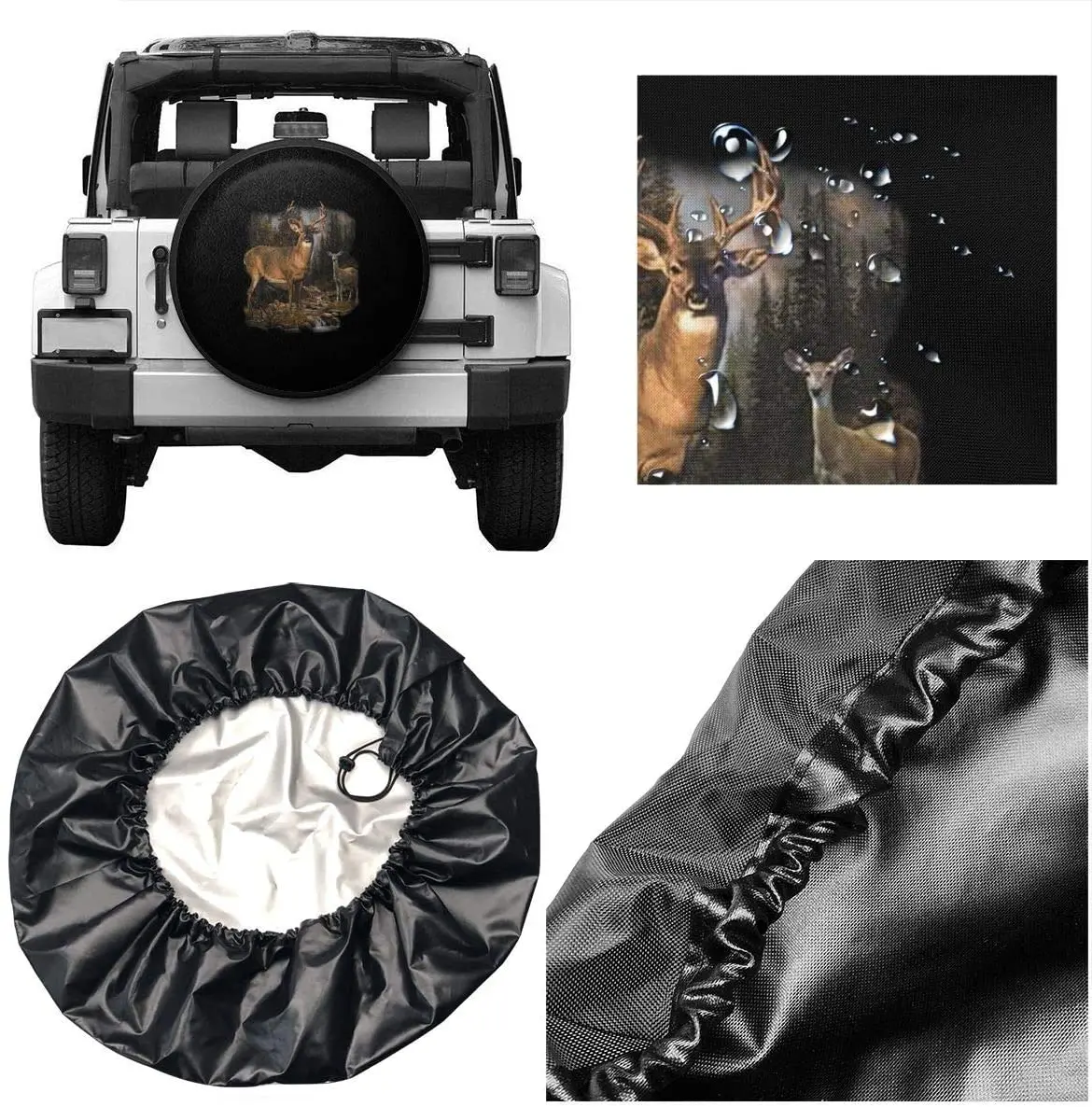 Foruidea-Deer in Woods ��Ʈ�� �� Doe ��� Ÿ�̾� Ŀ��, ��� ���� ���� UV �޺� �� Ÿ�̾� Ŀ��