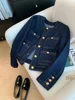 Syiwidii Blue Denim Jacket Women Autumn Classic Style Short Coat 2024 New Korean Fashion Pockets O-Neck Female Loose Jackets 1