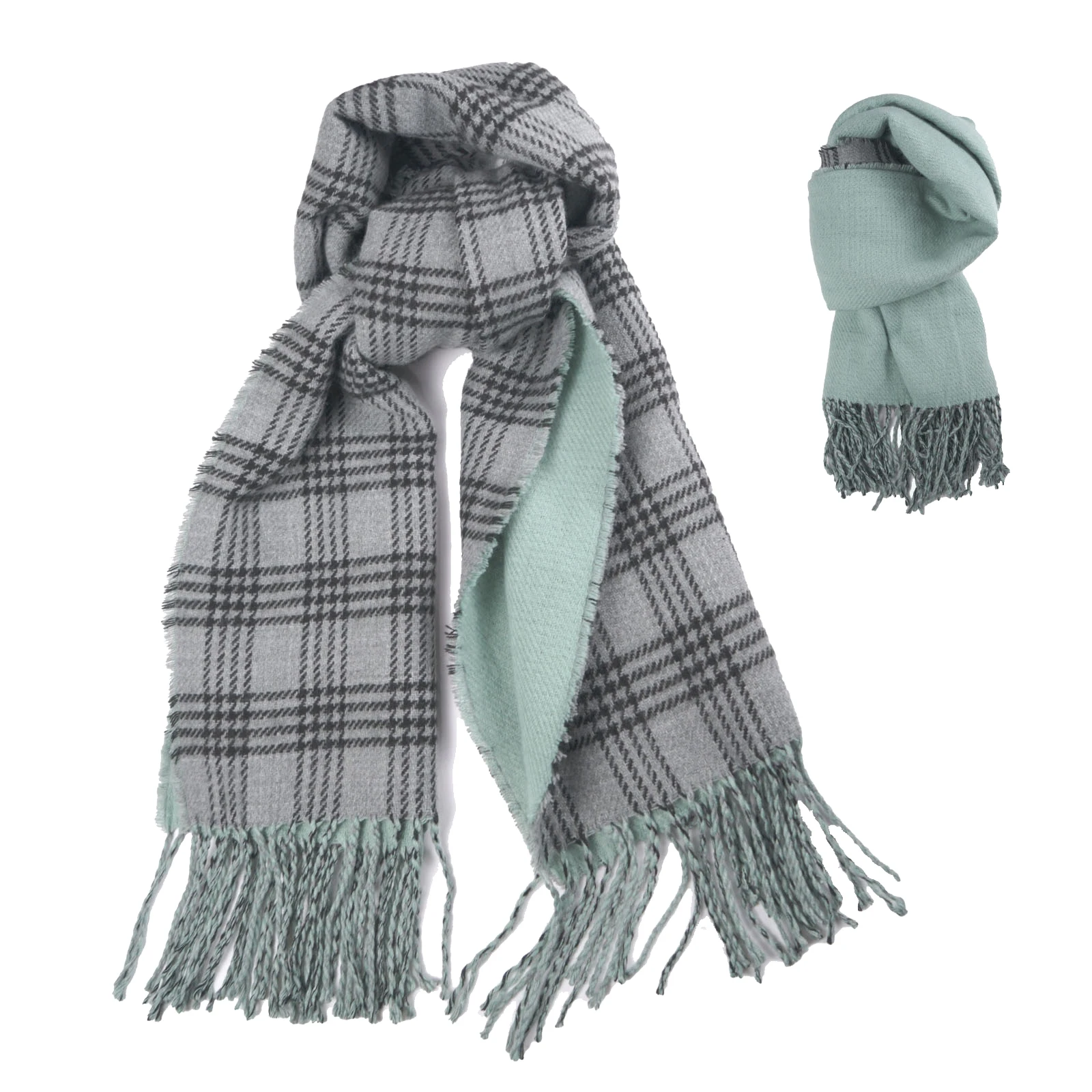 SEIPAIKE Winter Scarfs for Women, Long Soft Warm Thicker Shawl, Ladies Tassel Scarves, Warm Cozy Winter Gift