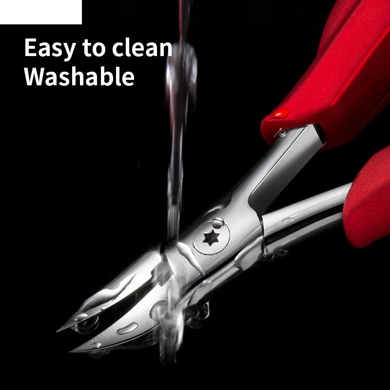 Stainless Steel Ingrown Toenail Nail Clippers Trimmer Cutters Manicure Pedicure Cuticle Nipper Paronychia Dead Skin Remover Tool 4