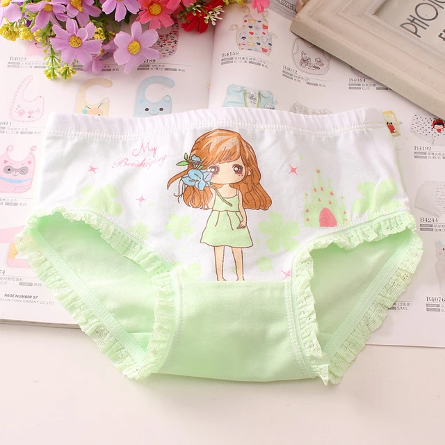 Teenage Girl Underwear Cotton Panties  Cotton Teen Underwear Girl - 4  Pcs/lot Cotton - Aliexpress