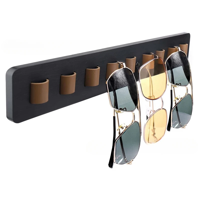 

Fashion Glasses Organizer Glasses Holder for Wall, Bamboo Wood Eyeglasses Hanging Holder, Sunglasses Organizer Storage
