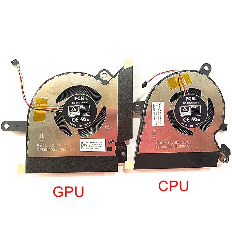 Ventilador de Refrigeração da Cpu do Portátil para Asus Rog Fluxo X13 Gv301 Gv301r Gv301q Gv301qc Gv301qe Gv301qh Refrigerador do Radiador Dc5v 0.5a Novo - Imagem 3