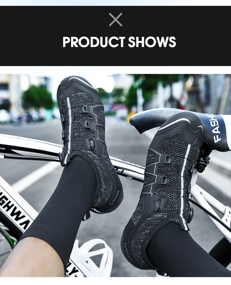 Outdoor Flyknit Cycling Shoes