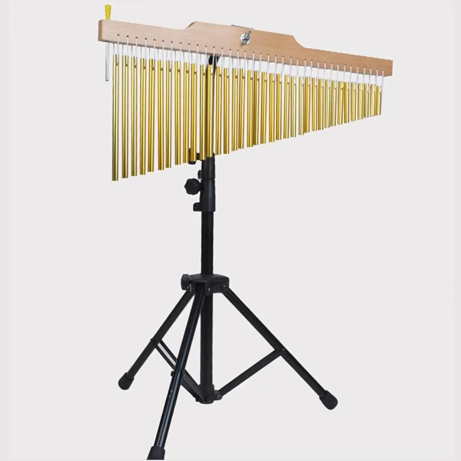 Bar Chimes Tripod Stand Percussion Instrument Stable Single Row Wind Chime Tripod Height Adjustable for Performance Beginner wind chime stand