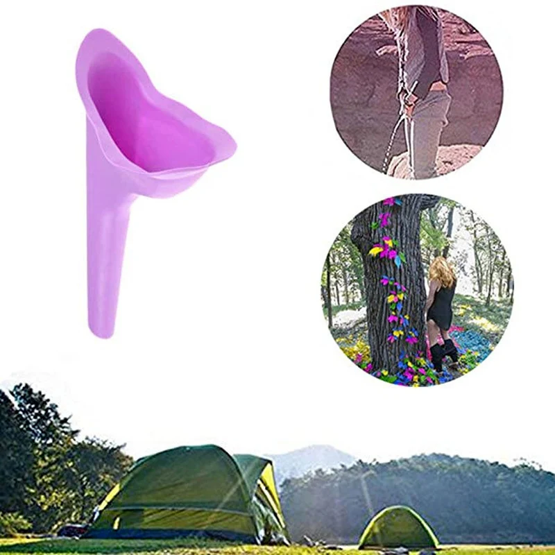 Outdoor Stand-up Peeing Tools for Women Reusable Portable Emergency Urinal Mini Toilet for Long Car Travel Traffic Jam