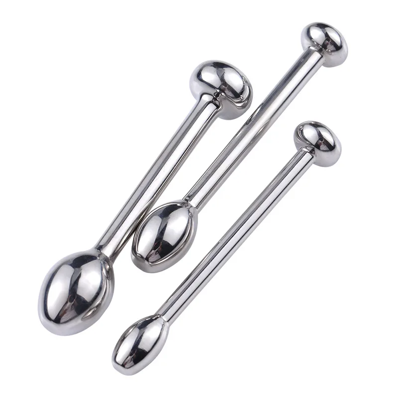 Metal Urethral Catheter Male Stainless Steel Horse Eye Urethral Plug Penis Headers Masturbator Adult SM Urethran Expander Penis Sex Toys