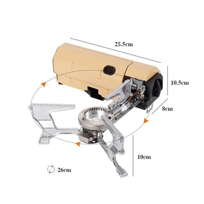 Folding Mini Cooktop gas stove Portable Butane stove Camp Tea Stuck furnace gas cooktop Outdoor equipment Home appliances