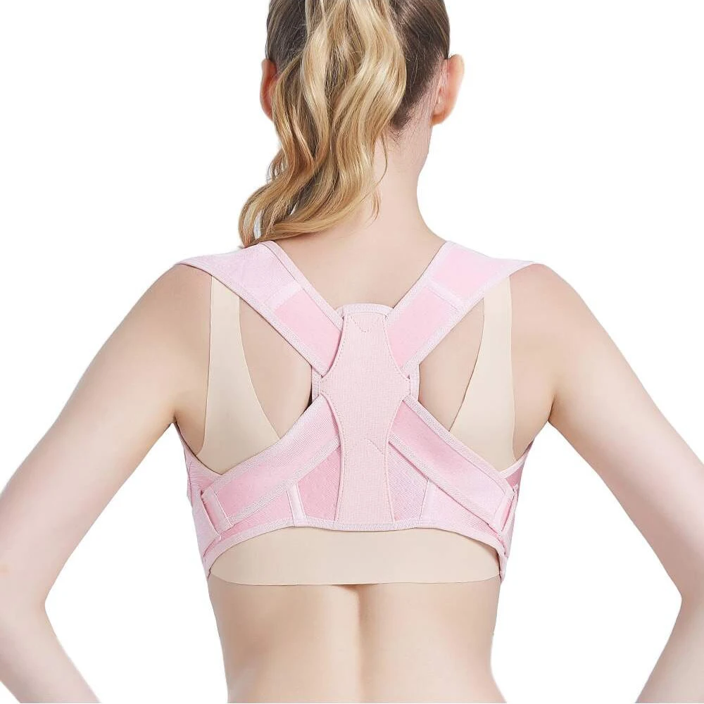 

Adjustable Upper Back Brace，Posture Corrector for Women&Men, for Clavicle Support and Providing Pain Relief from Neck、shoulder