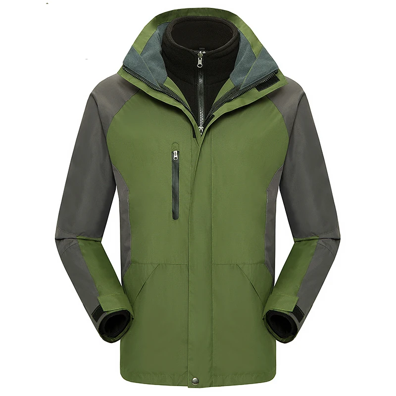 Detachable Two-Piece Assault Suit Waterproof Jacket Mountaineering Suit For Men and Women Customizable three-in-on