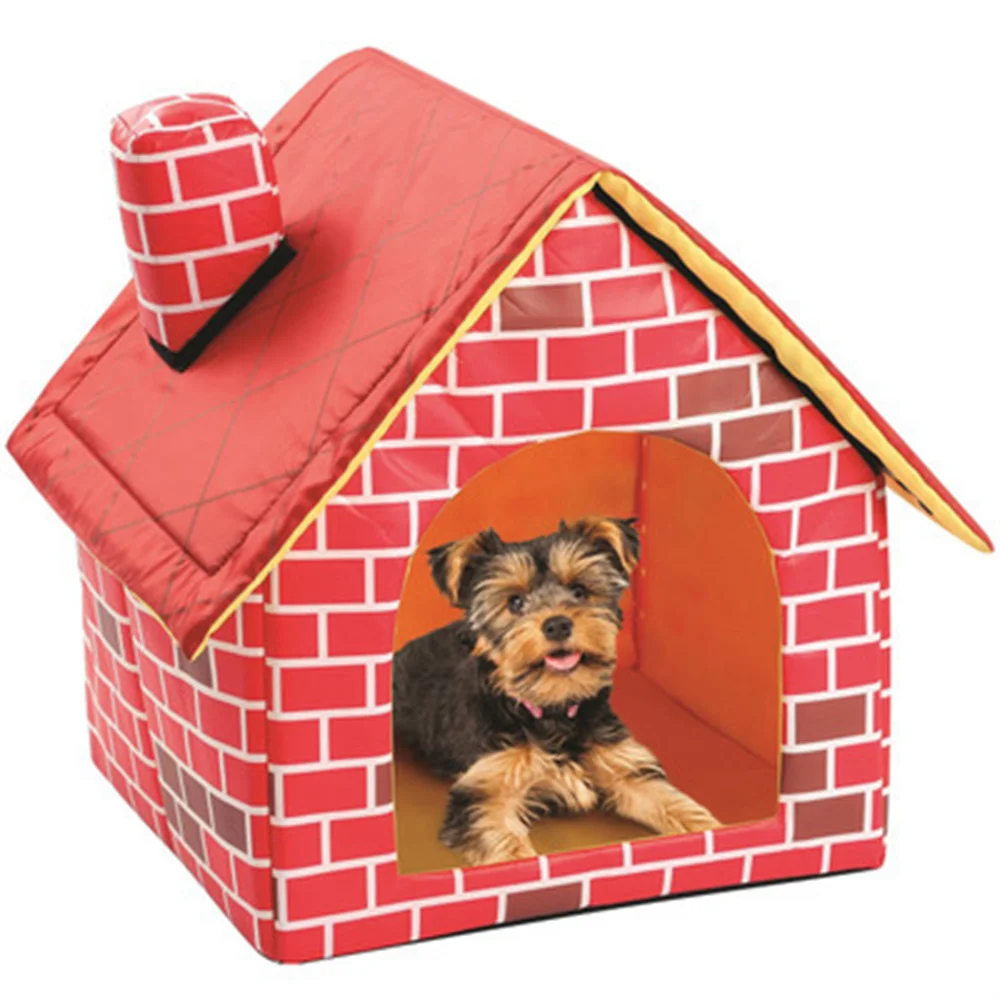 Title 4, Pet Bed Foldable Semi-closed Portable Durable O...