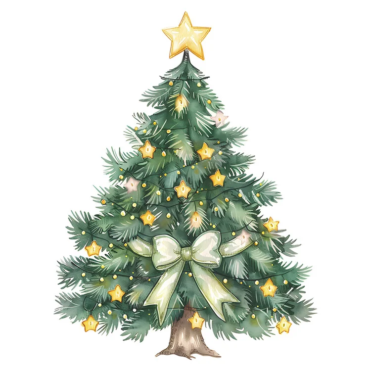 Weihnachtsbaum Sterne Wandaufkleber Weihnachten Zimmer Hintergrund Dekor Wandbild Neujahr Festival Home Dekoration Selbstklebende Aufkleber – Detail 7