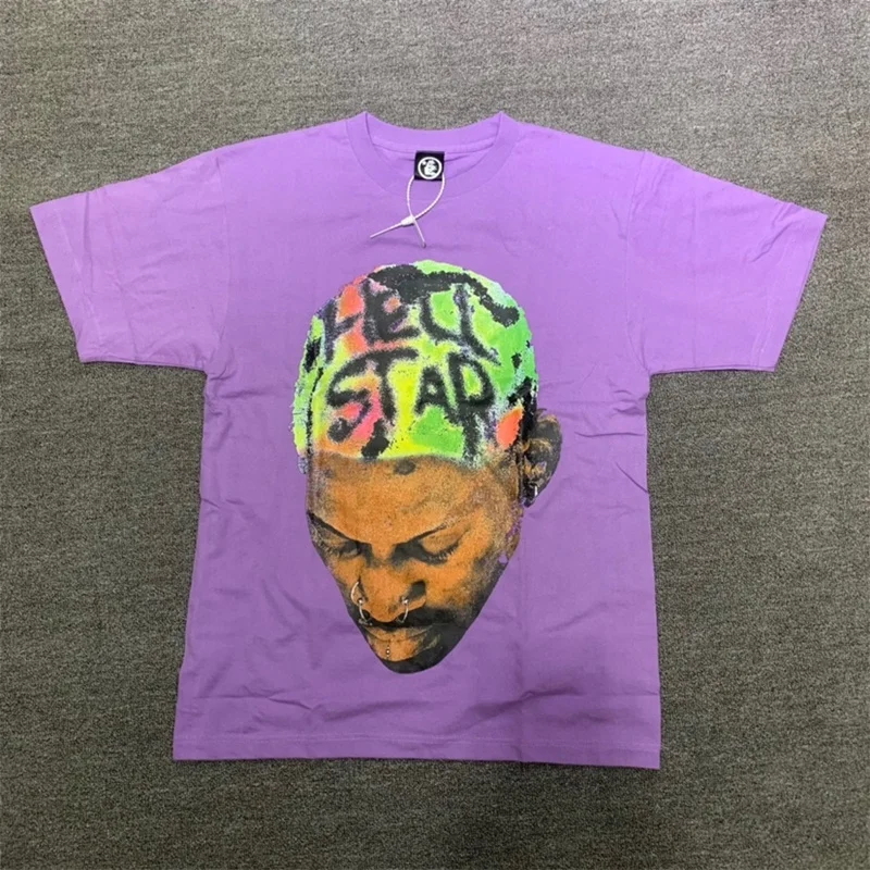 

2023 Rodman Tee Cotton Print Fashion High Street Sports Shirts For Men And Women Short Sleeve