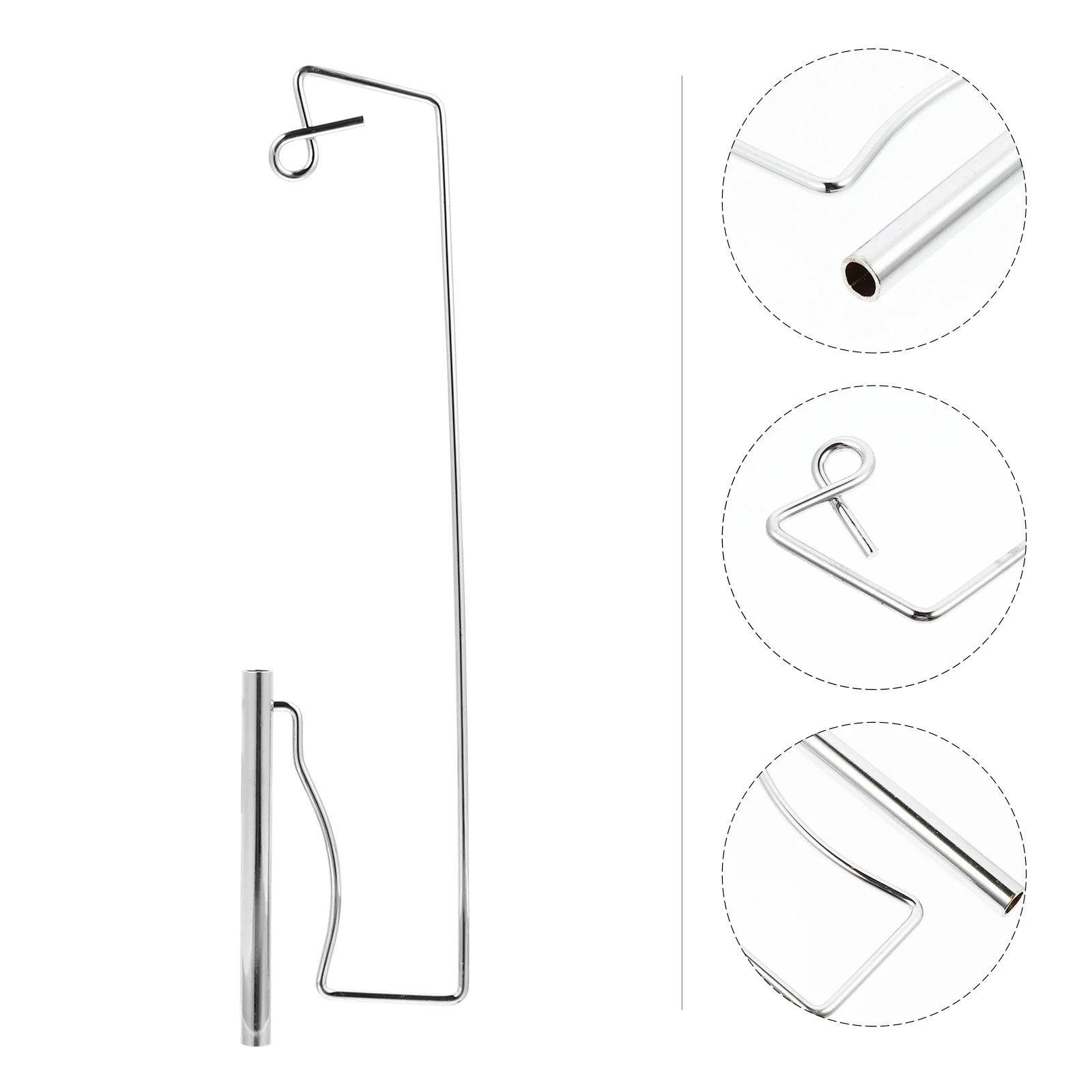 단일 스레드 스탠드 스풀 거치대 와이어 랙 재봉 바늘 기계, 금속 구슬 실
