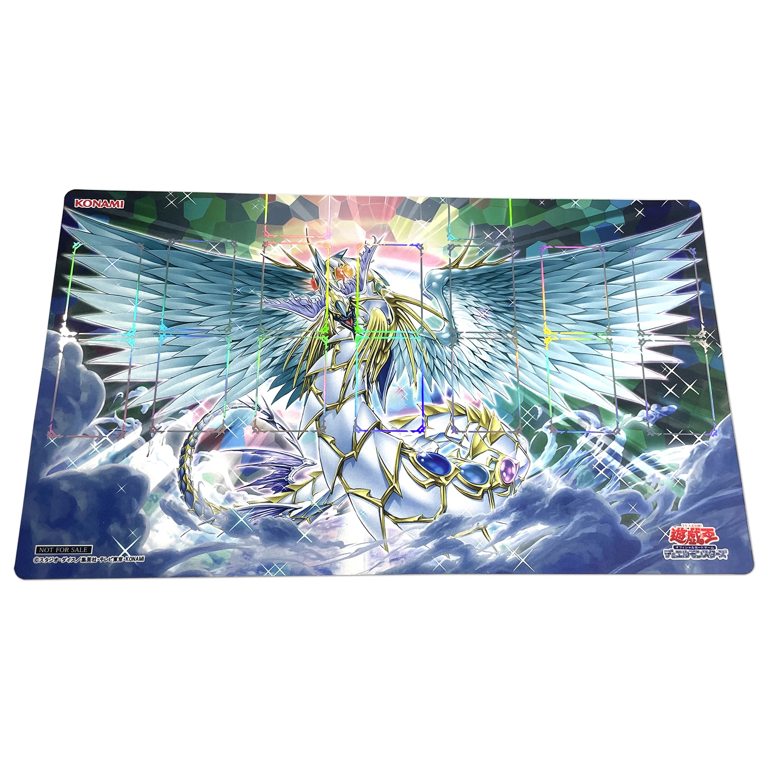 2mm No Stitched Edges Yu Gi Oh Crystal Beast Rainbow Dragon Foil Holographic Shinny Holo Playmat Collection Game Mat Storage Bag Games And Puzzles Accessories Aliexpress