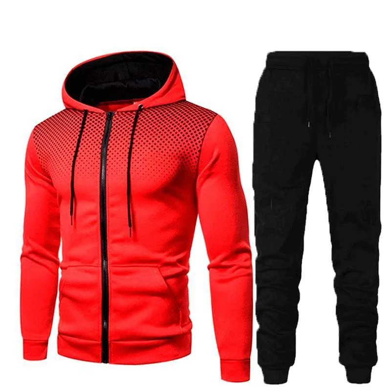 2023 New Sweater Pants Sports Fitness Men's Autumn and Winter Men's Sports Set Customized Logo