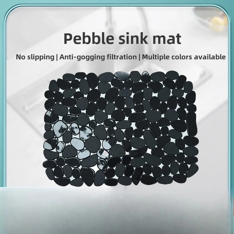 Stone Sink Pad Multi-functional Non-Slip Kitchen Dishwasher PVC Drainage Mat Waterproof Utensils Accessories Sink pad