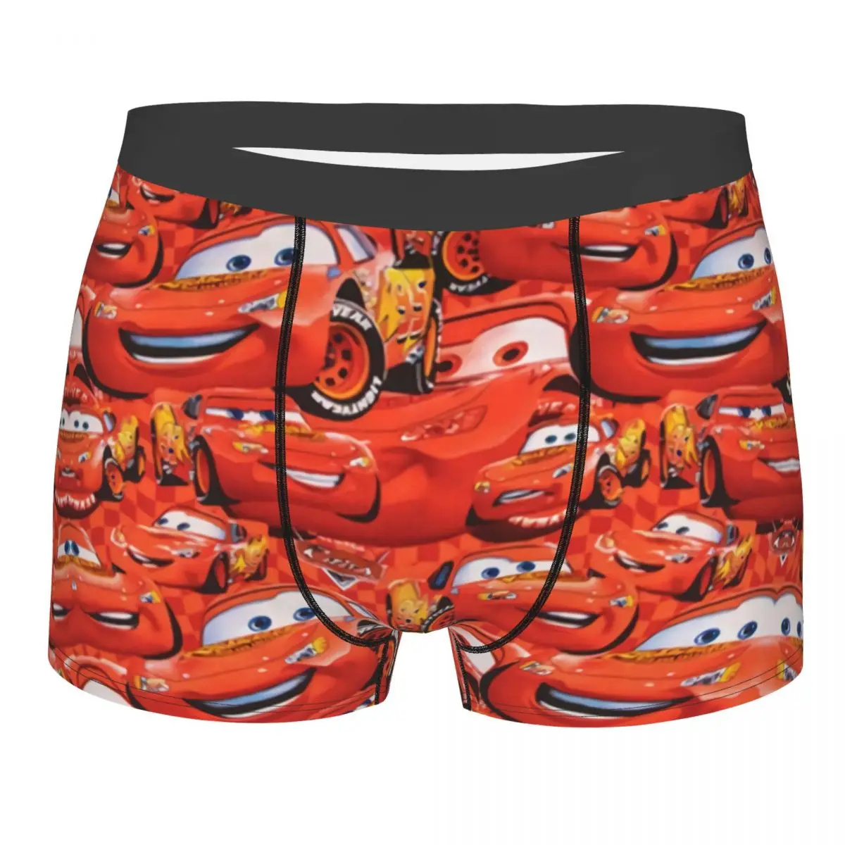 Custom Lightning McQueen Car Collage Boxers Shorts Men's Briefs Underwear Cool Underpants