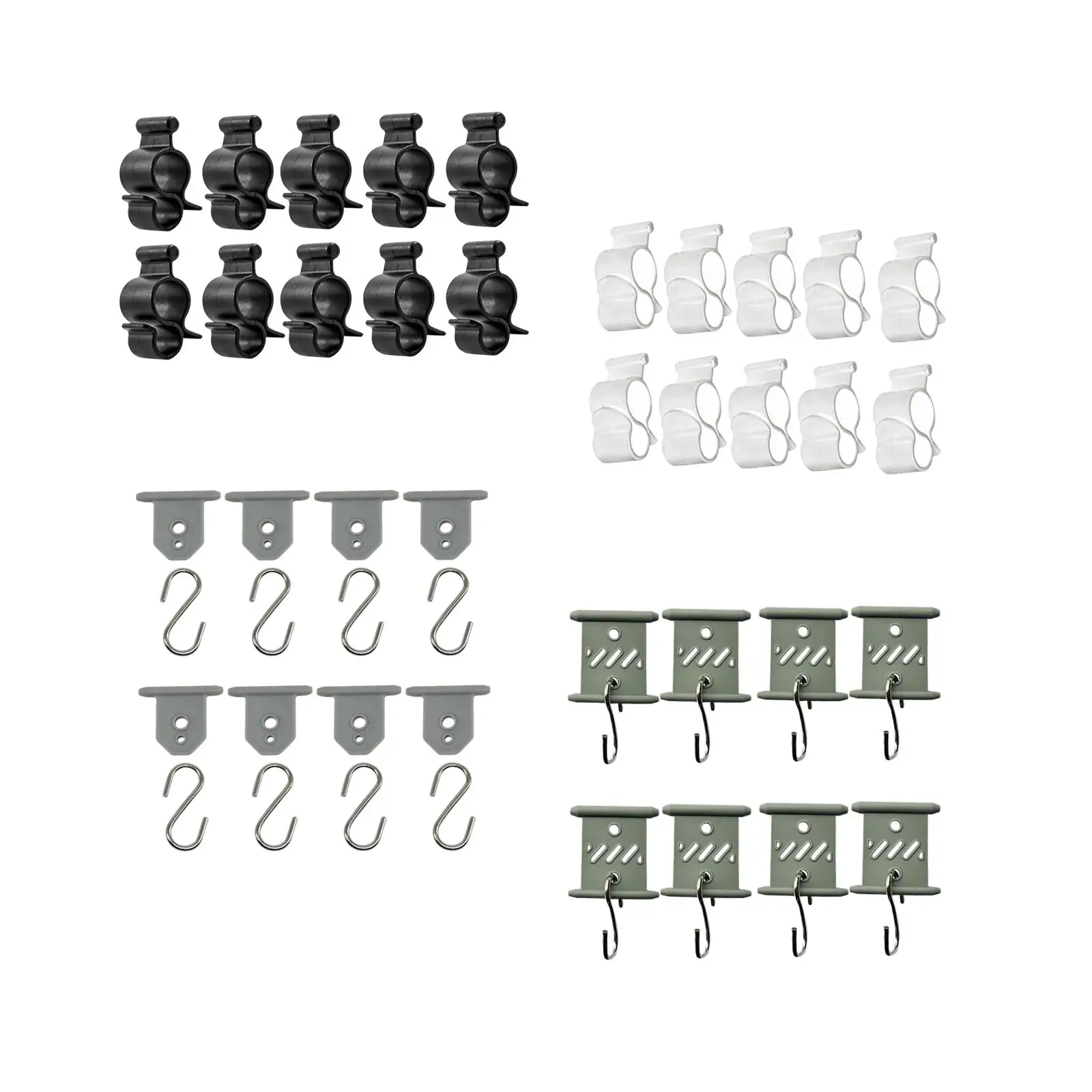 

Awning Clips Multifunction Awning Valance Clips Equipment Accessories rv light Holder Light Hanger for Traveling Replaces
