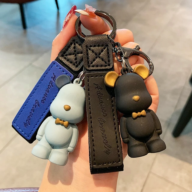 Aliexpress Cute Keychain Charm Tie Bear Pendant for Women Men Bag Car Keyring Mobile Phone Fine Jewelry