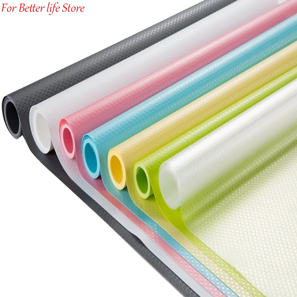 주방 테이블 매트 서랍 캐비닛 선반 라이너, 찬장 플레이스 매트, 방수 내유성 신발, 냉장고 매트, 1 롤