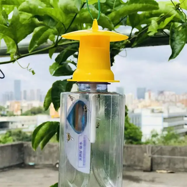 1Db Gyümölcslégy Csapda Gyilkos Műanyag Sárga Drosophila Légy Fogó Kártevő Rovarvezérlés Az Otthoni Gazdaságok Nagykereskedelemhez - Image 4