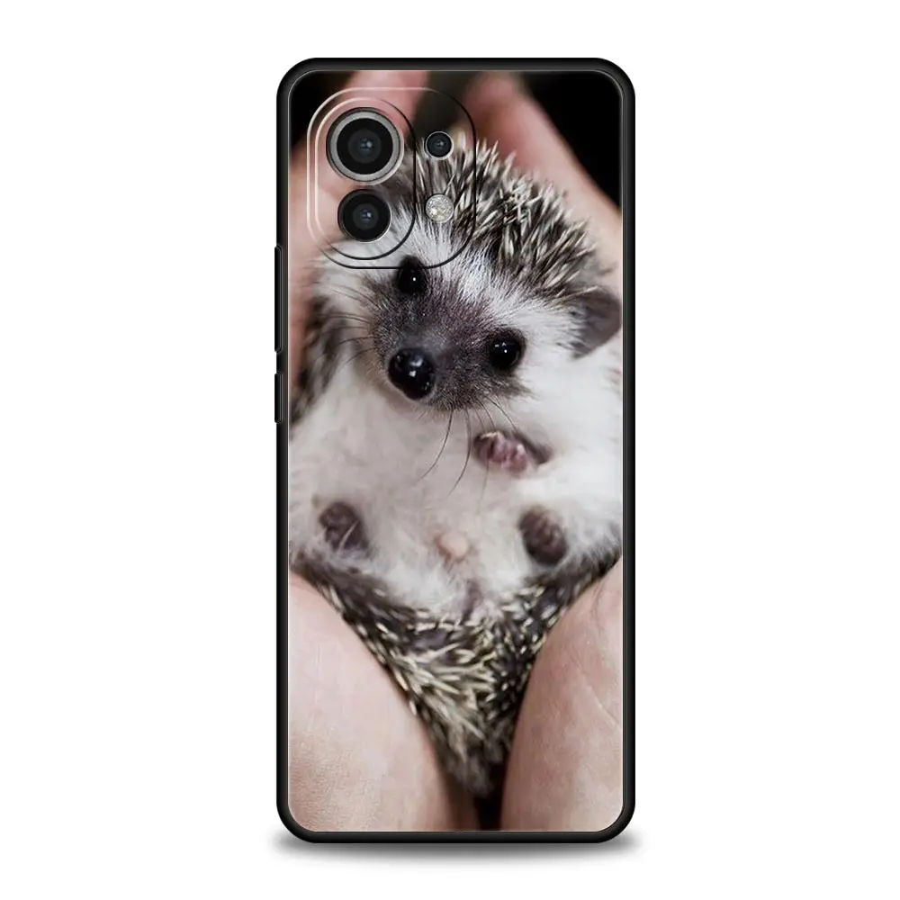 Adorable Hedgehog Illustrated Phone Case Cover