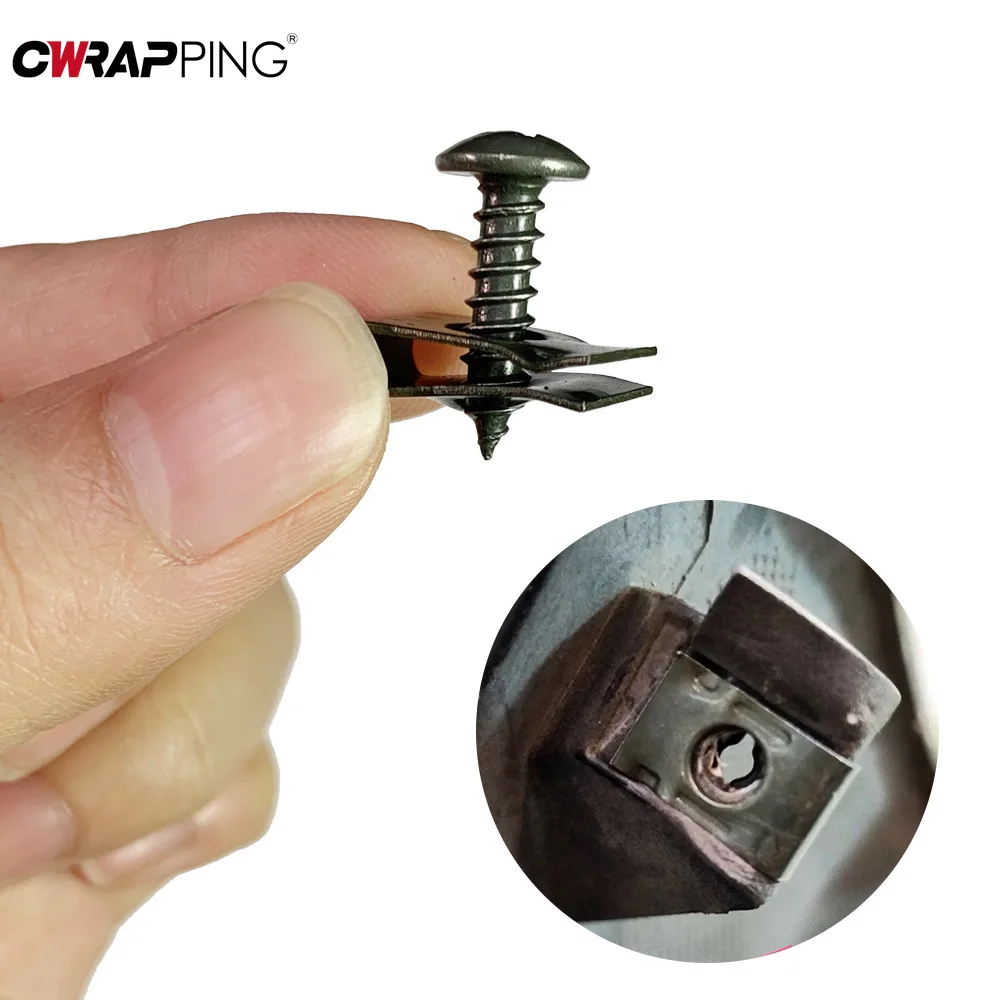 Metal Fastener Clips Car Metal Screws U-nut Clips For Car Bonnet Panels Splash Guard Bumpers Fixing Device Rivets