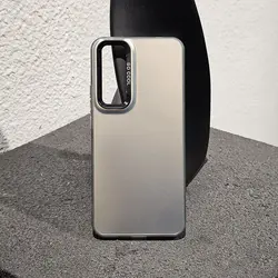 Matte Laser Colorful Shockproof Phone Case with Bumper Armor for Huawei Nova7 5G (IMD black)