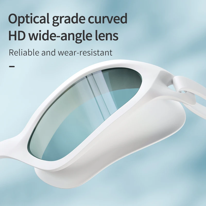 Swimming Goggles Myopia -2 to -7 Optical With Case Prescription Adult Waterproof Anti Fog Swim Eyewear