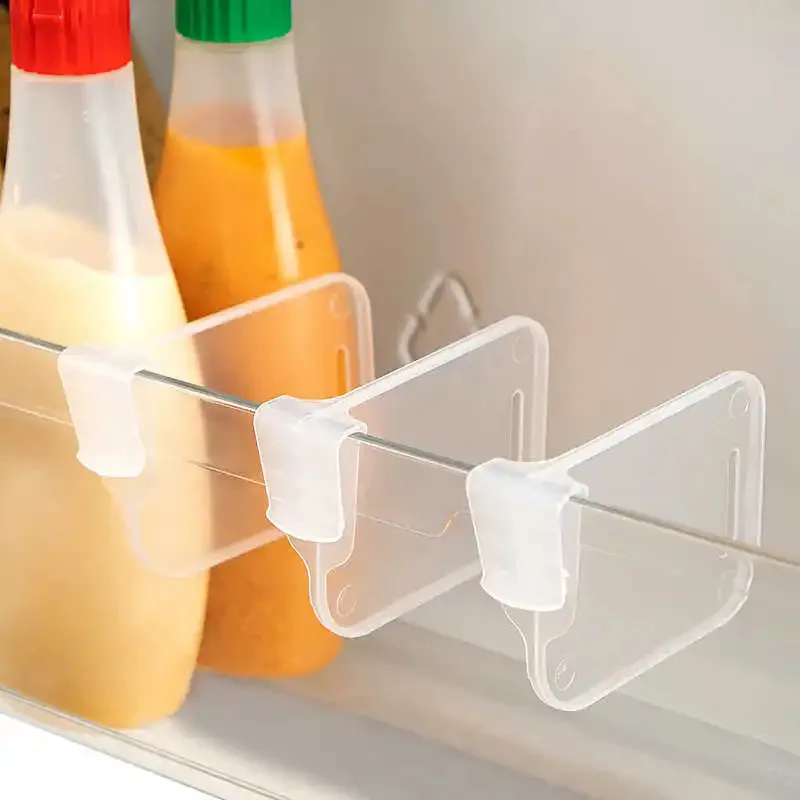 Refrigerator Partition, Side Door Partition, Dividing Clip, Small Partition For Organizing And Storing, Snap On Adjustable Clip