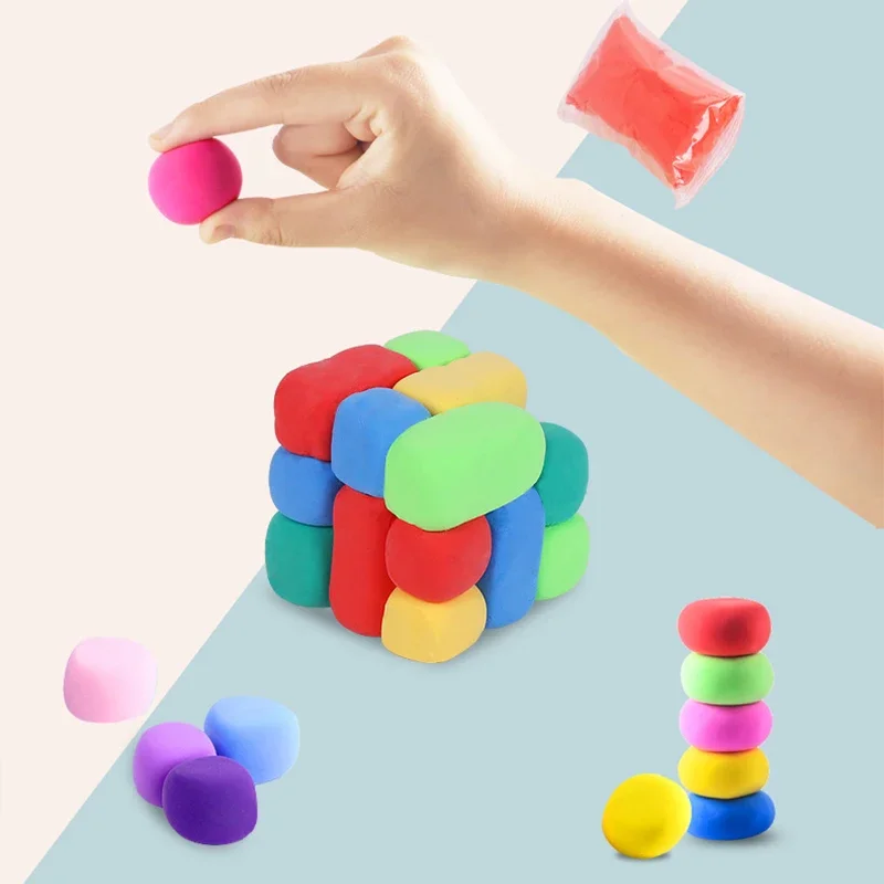 High Quality 12/24/36 Color Air Dry Clay Art Class Colorful Lightweight Clay Handicrafts School Art Supplies Children 3