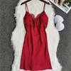 Blanc 5 pièces ensemble de sommeil Pyjamas dame dentelle Satin Pyjamas Kimono robe de bain vêtements de nuit amples maison vêtements col en v vêtements de nuit décontractés