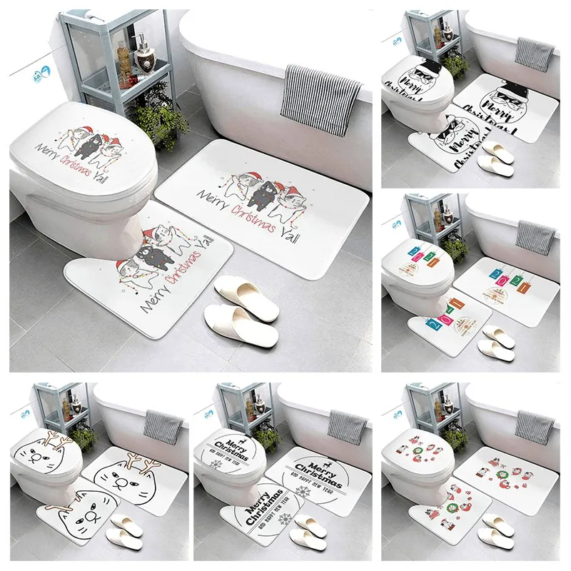 

Green and gray double Oil Painting Entrance Door Mat Living Room Non-Slip Floor Carpet Bathroom Doormat Kitchen Rugs