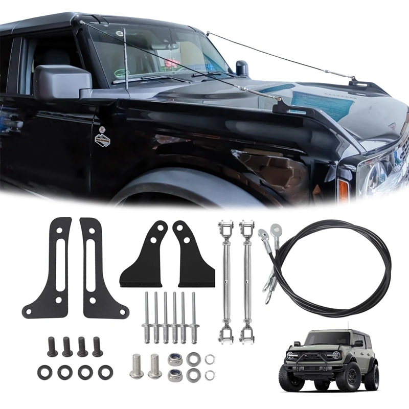 

Car Adjustable Limb Risers Kit For Ford Bronco 2021-2023 Parts Accessories Through The Jungle Protector Obstacle Eliminate