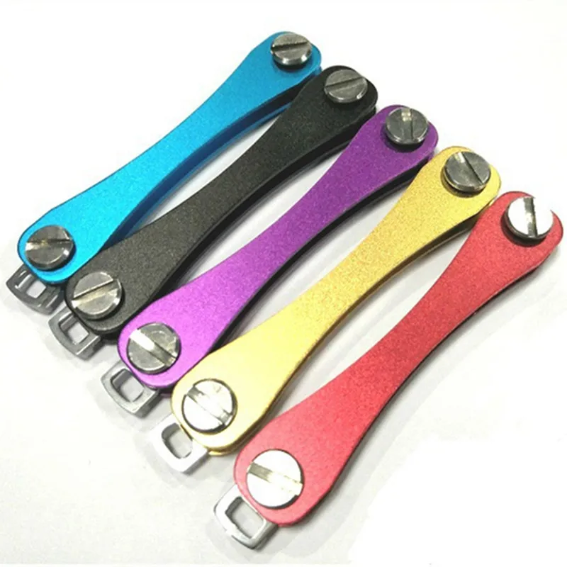 Aluminum Alloy Key Clip Outdoor EDC Tool Metal Key Organizer Carteras Organigastos Key Chain Luxury Pouch Key Organizer Holder
