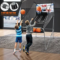 Dual LED Electronic Shot Basketball Arcade Game W/8 Game Modes 4 Balls Foldable 2