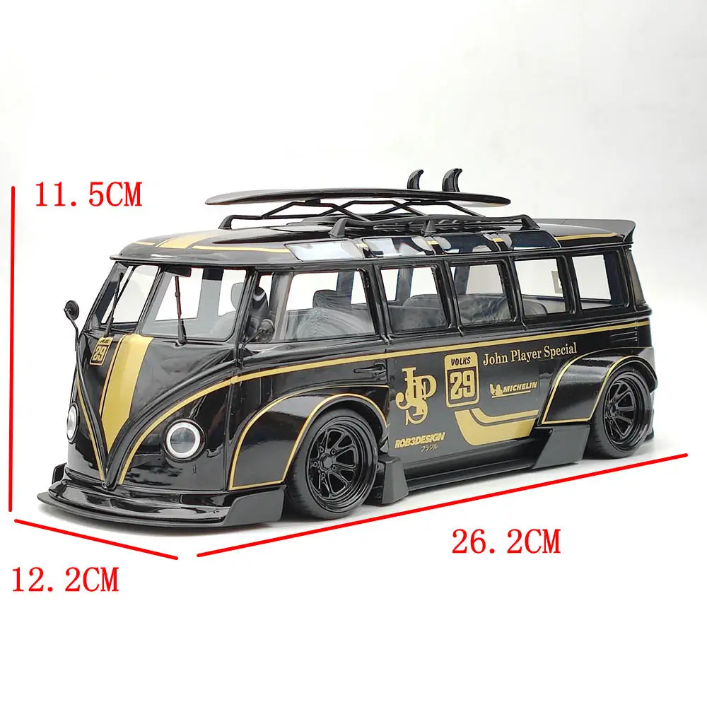 ミニカー 1/18 Widebody VW Bus JPS RWB Amazon | Widebody Volkswagen Bus 1/18 JPS RWB 白 | ミニカー