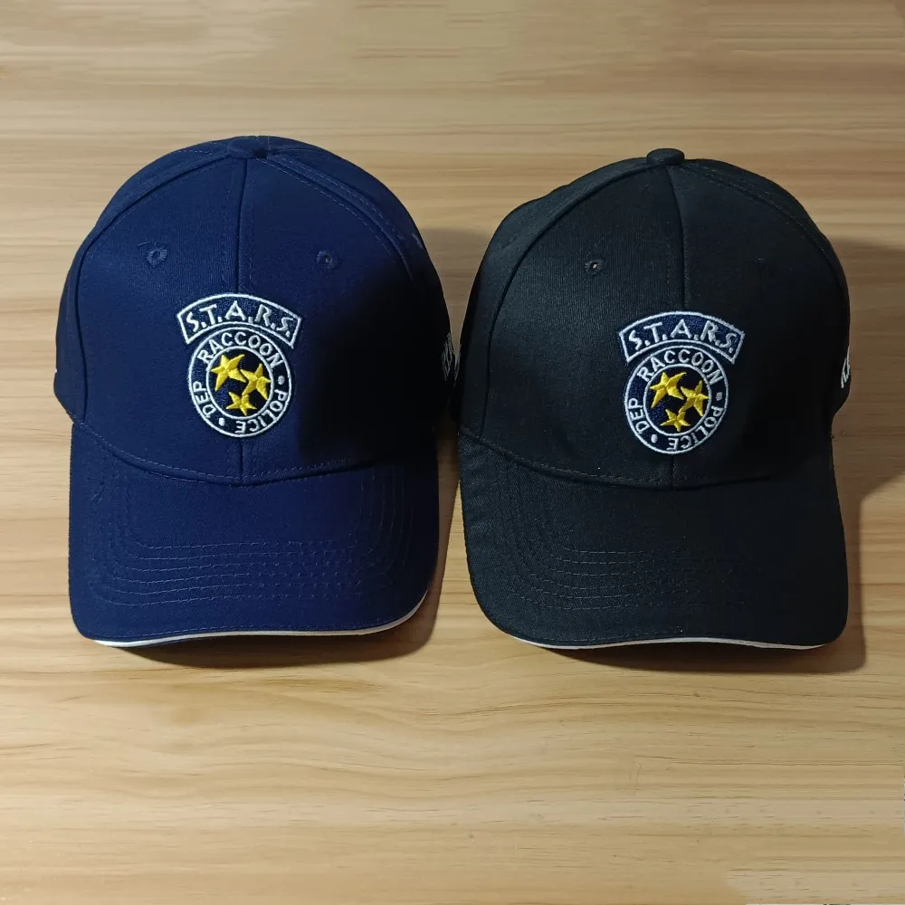 Biohazard STARS Chris Redfield Jill Wesker Leon Cosplay Baseball Cap Cotton Embroidery RPD Hat