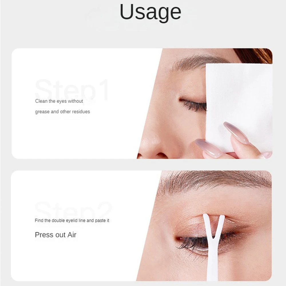 Double Eyelid Patch Invisible Eyelid Sticker Waterproof And Sweatproof For Big Eye Natural Special Lace Paste Makeup Tool Double Fold Eyelid Tape