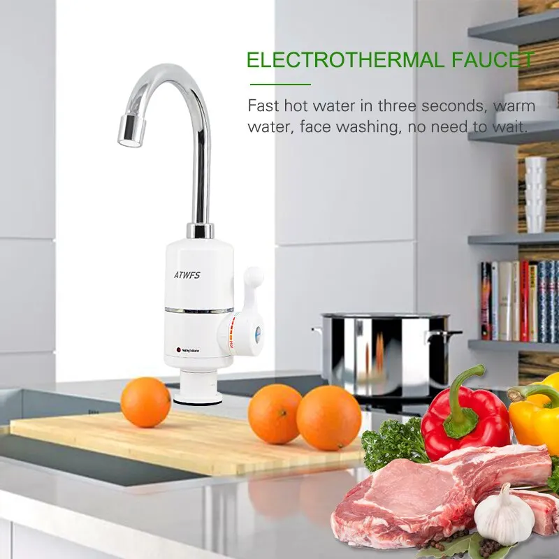 Tankless Electric Newest Water Heater Kitchen Instant Hot Water Tap